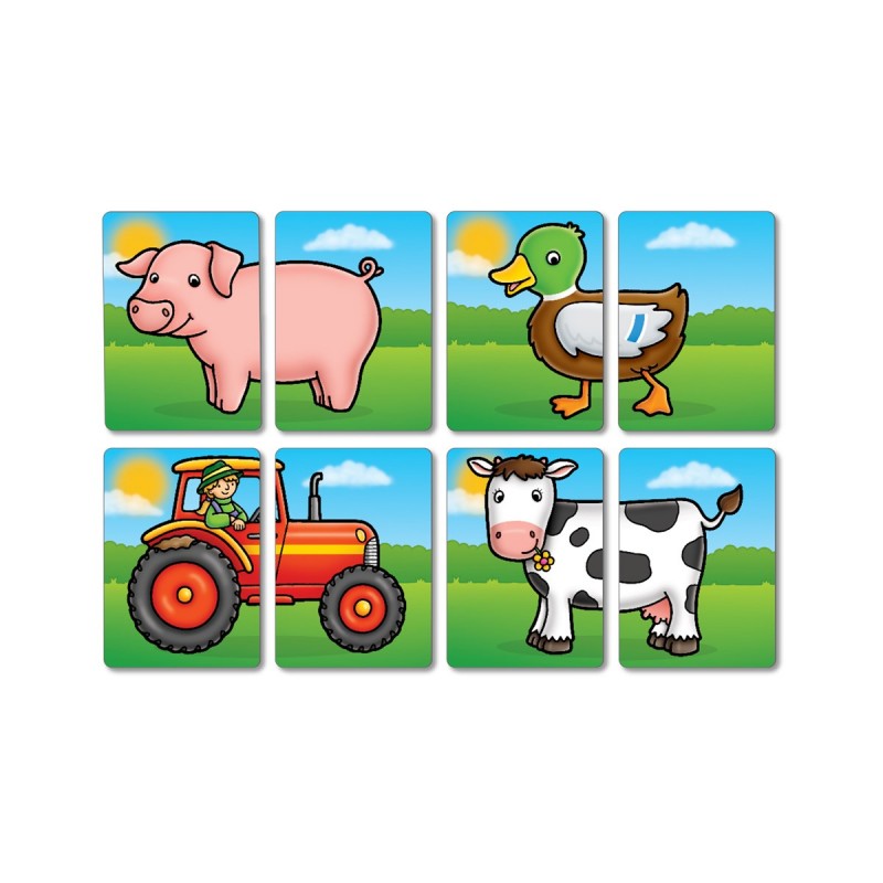 Orchard Toys Game - Farmyard Heads and Tails