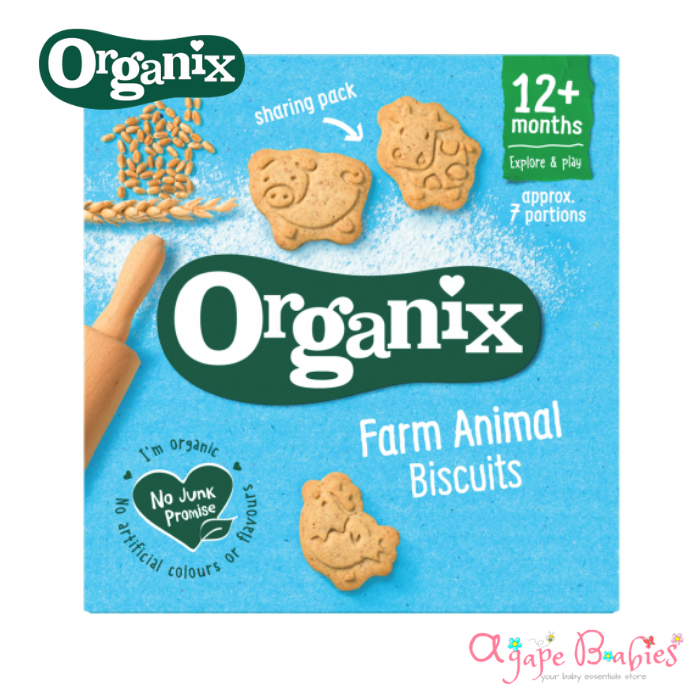 Organix Goodies Organic Animal Shaped Biscuits, 150 G. Exp-05/24