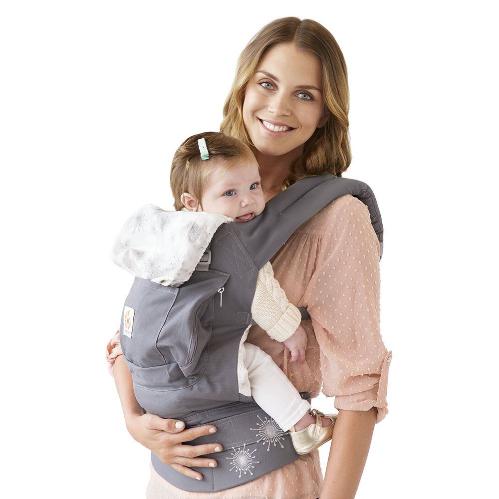 ergobaby carrier grey with stars Ergobaby Omni 360 Carrier - Star Burst