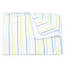 Owen Striped Interlock Blanket 70x90cm - 100% Cotton - Pink