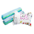 Owen 2 Bolster and Pillow Casing (No Filling)  - 100% Cotton - 4 Designs