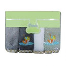 OWEN 4pc Terry Washcloth Set - 100% Cotton - 7 Designs!