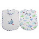Owen 2pc Bib Set - 100% Cotton -  4 Designs