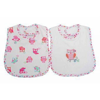 Owen 2pc Bib Set - 100% Cotton -  4 Designs