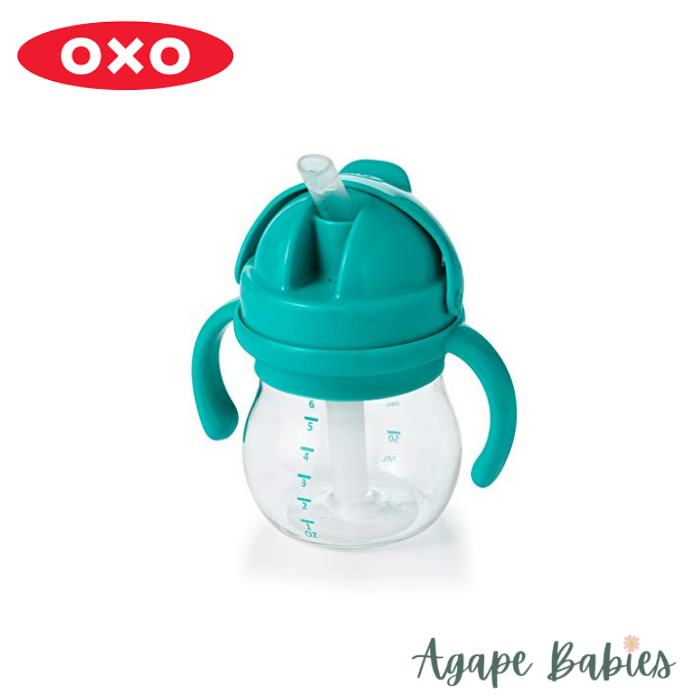 OXO Tot Grow Straw Cup With Handles 6oz - Teal