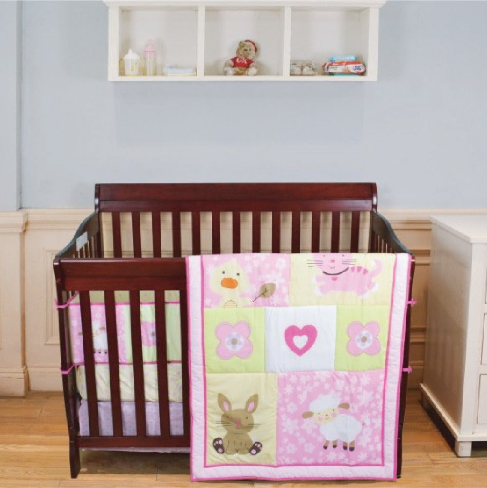 Happy Cot Happy Dream 4 in 1 Convertible Cot 4 High Density Foam Mattress FREE MOSQUITO NET W STAND Agape Singapore Babies