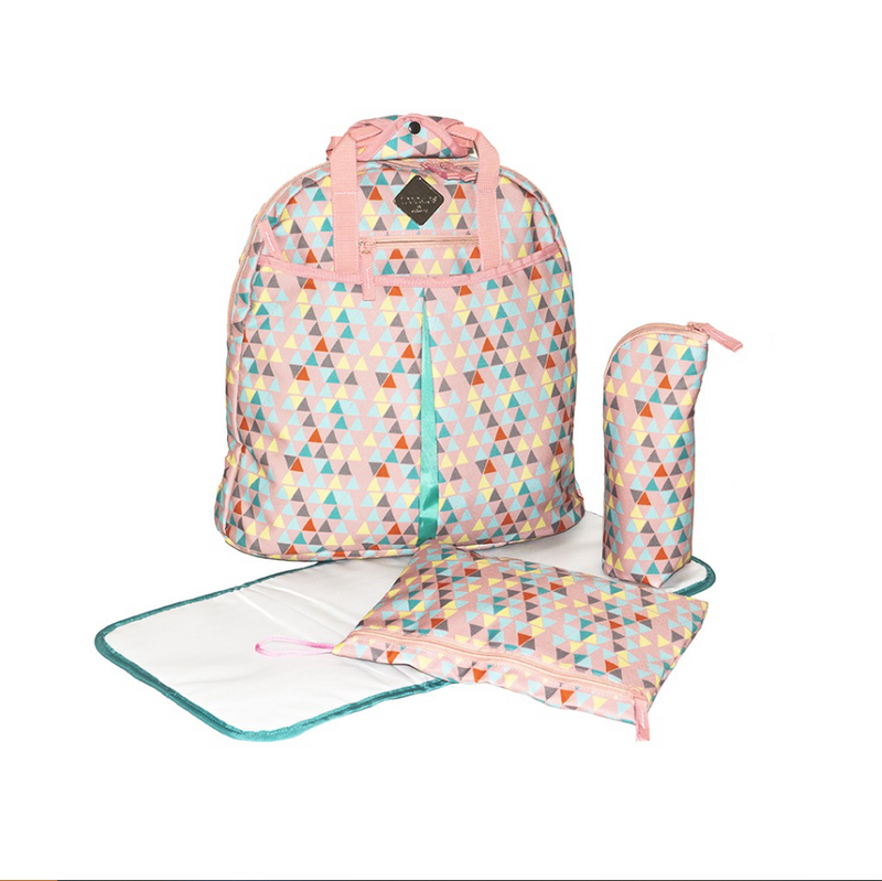Okiedog Freckles Backpack Triangle Drop Peach