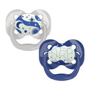 [Bundle Of 2] Dr. Brown’s Advantage Pacifier - Stage 1, Glow in the Dark - Blue, 2-Pack