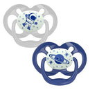 [Bundle Of 2] Dr. Brown’s Advantage Pacifier - Stage 2, Glow in the Dark - Blue, 2-Pack