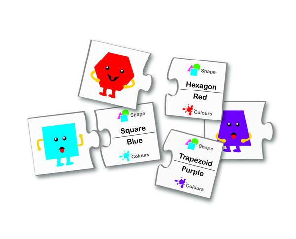 [Pack of 2] Learning Kitds Shapes & Colours Puzzles
