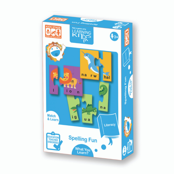 [Pack of 2] Learning Kitds Spelling Fun Puzzles