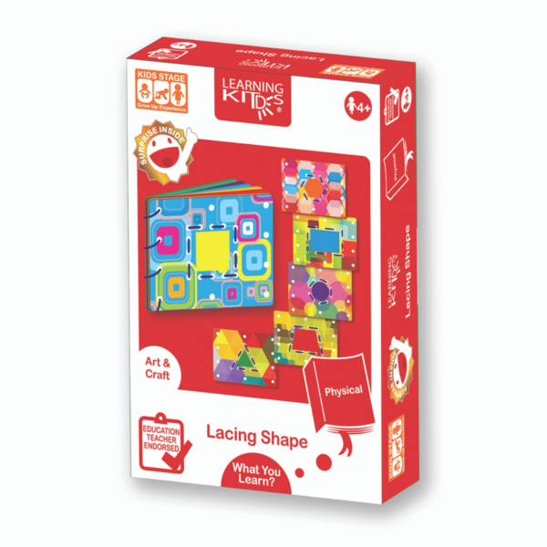[Pack of 2] Learning Kitds Lacing Shapes