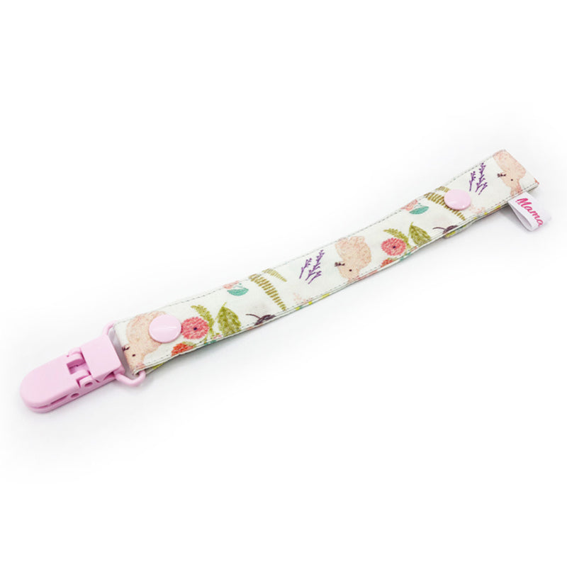 Mamacat Pacifier Strap Floral Rabbits