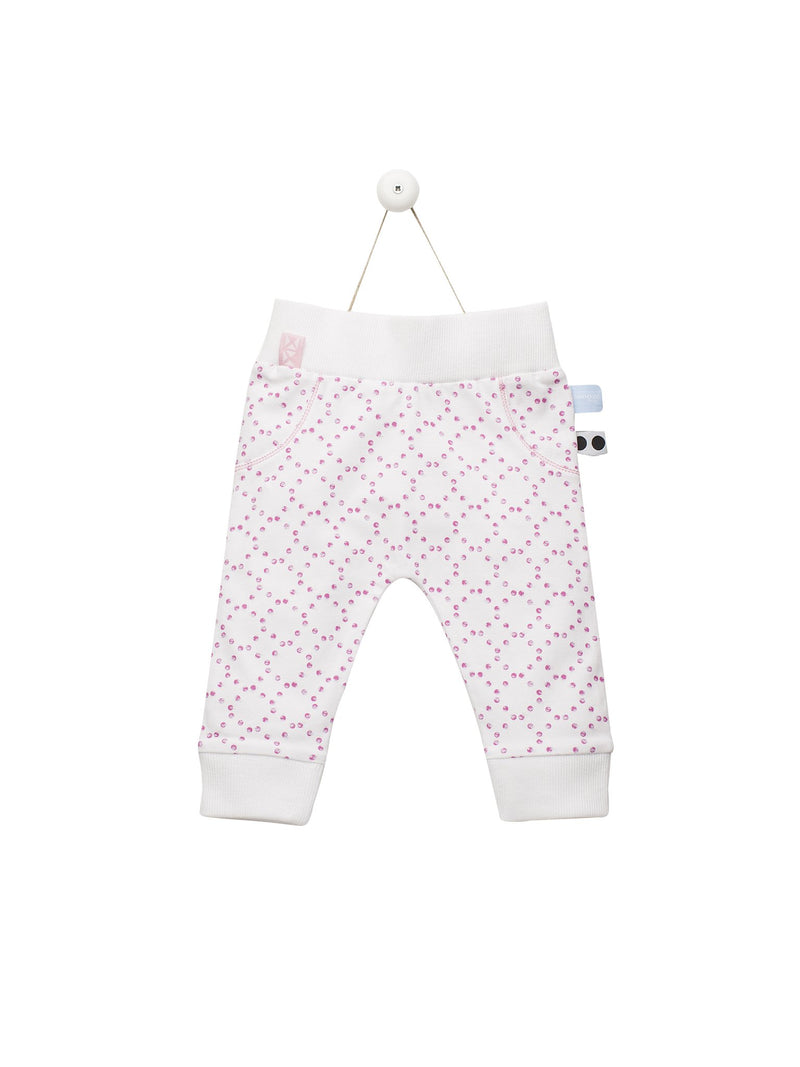 Snoozebaby Suave pants stamped dot Funky Pink - 4 Sizes