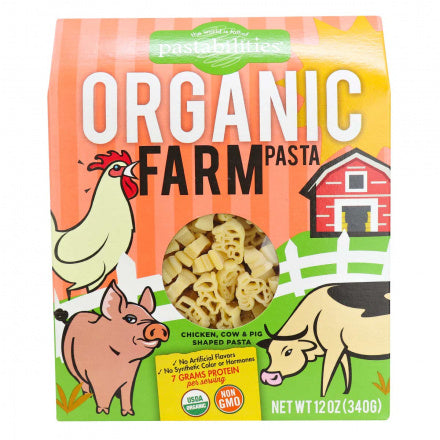 [2-Pack] Pastabilities Organic Pasta - Farm Shaped 340g