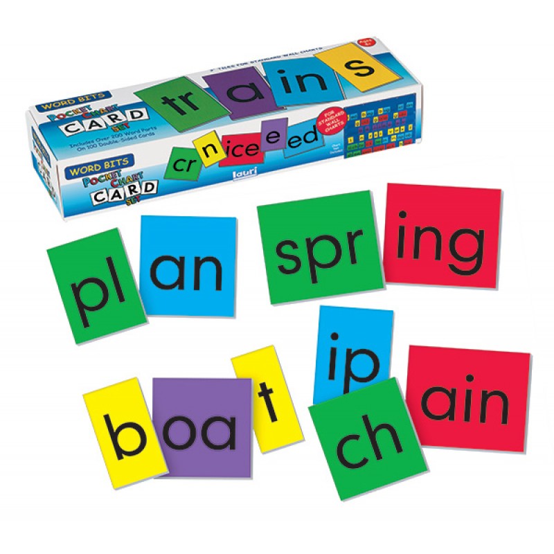 Patch Pocket Chart Cards - Word Bits
