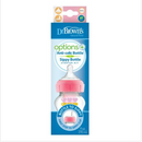[2-Pack] Dr. Brown’s 9oz/270ml PP Wide-Neck"Options+" Bottle Pink Hearts Sippy Spout