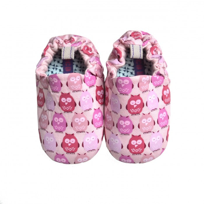 Poco Nido Pink Owls Mini Shoes