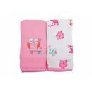 OWEN 2PC Thermal Blanket Set 30x30" - 100% Cotton - 5 Designs