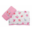 OWEN 2PC Thermal Blanket Set 30x30" - 100% Cotton - 5 Designs
