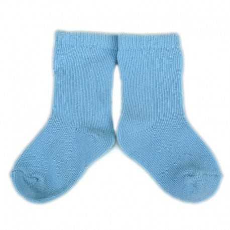 [3 Pack] Plush Stay-on socks 0-2 years - blue
