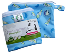 Moo Moo Kow Changing Pad Travel Size - BaaBaaSheepz Blue