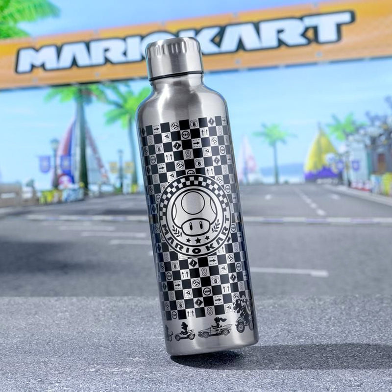 Paladone Mario Kart Metal Water Bottle (2021 New Collection)