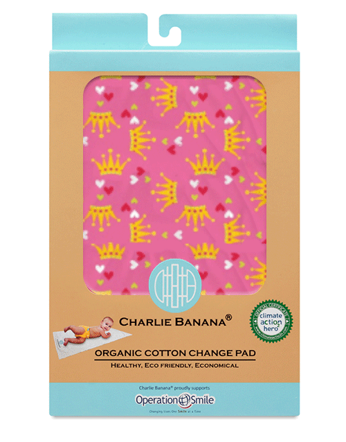 Charlie Banana Change Pad Organic - Princess