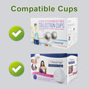 Maymom 17 mm Inserts For Freemie 25 mm Cups.  2Pc/Each