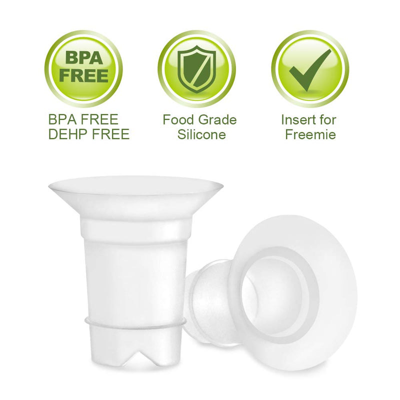 Maymom 17 mm Inserts For Freemie 25 mm Cups.  2Pc/Each