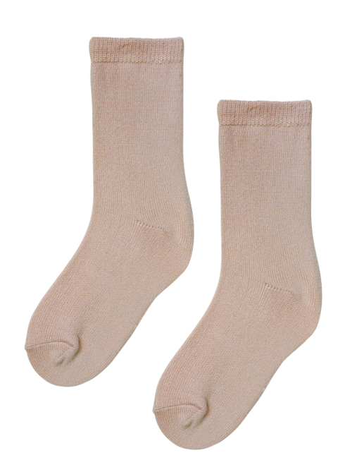 [3 Pack] Plush Super Soft Socks 0-2 years - Naked