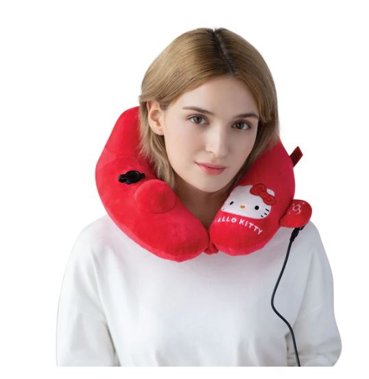 Travelmall x Hello Kitty Massage Pillow with Patented Pump