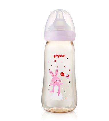 Pigeon SofTouch PPSU Nursing Bottle 330ml (L) - Rabbit