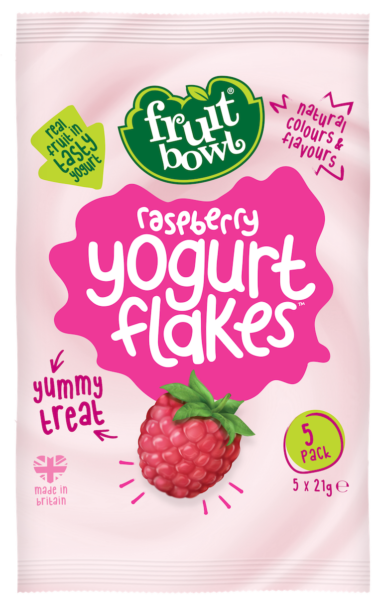 Fruit Bowl Yogurt Flakes - Raspberry (5x21g) Exp