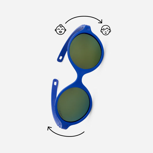 Ki ET LA Sunglasses 2.0 Diabola 0-1 year old - Reflex Blue