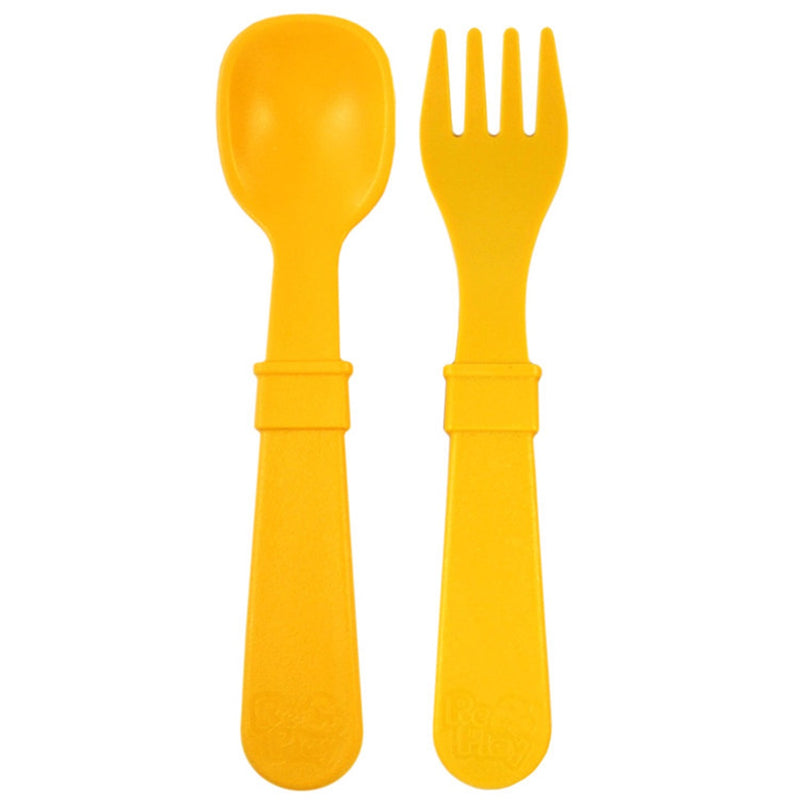 [Made in USA] Re-Play Utensils 4 sets Forks & Spoons - Girl