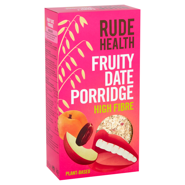 [2 Pack] Rude Health Fruity Date Porridge - 400g Exp 10/25