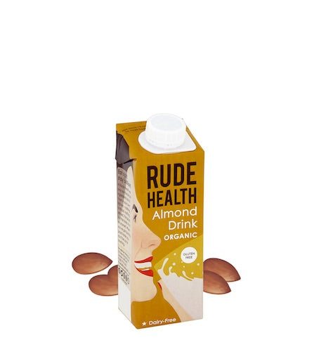 [Bundle Of 10] Rude Health Mini Almond  Drink (Gluten free) 250Ml Exp :01/24