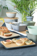 Pebbly Appetizer Bowl (3pcs Bamboo Fibre Bowl Set)