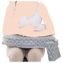 My Brest Friend Deluxe Nursing Pillow - Flower Key Gray
