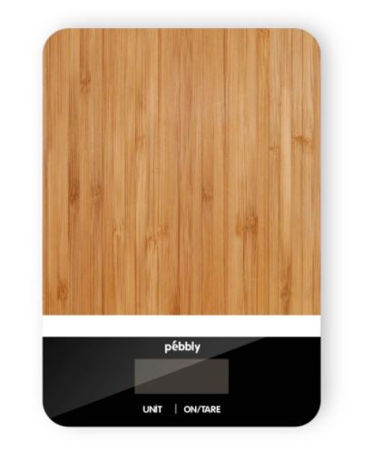 Pebbly Kitchen Scales - Black