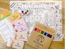 Growing Up Educational Gaming Colouring Mat Set - SG City