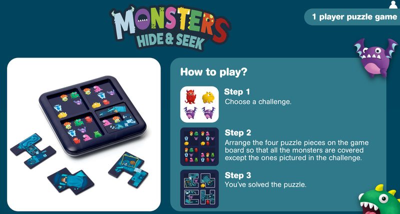 Smart Games - Monsters Hide & Seek