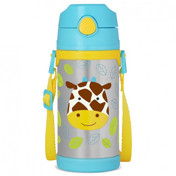 Skip Hop Zoo Insulated Stainless Steel Bottle 360ml - Giraffe