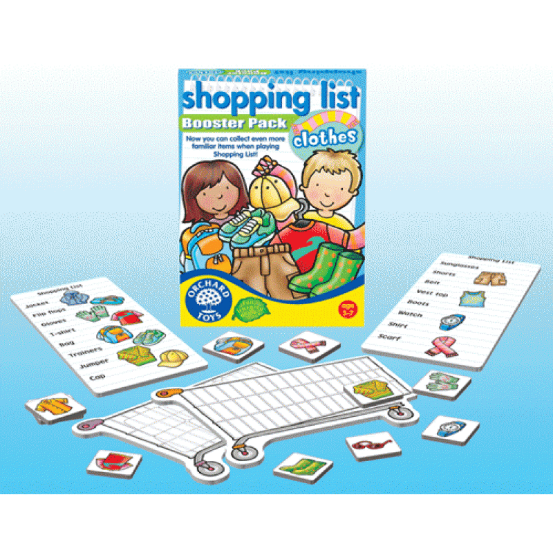 Orchard Toys Game - Shopping List Booster Pack (Clothes)