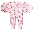 Plum Sketch Bunny 1.0 TOG Swaddle Suit