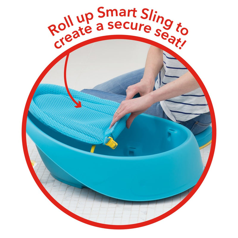 Skip Hop Moby Smart Sling 3-Stage Bath Tub - Blue