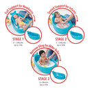 Skip Hop Moby Smart Sling 3-Stage Bath Tub - Blue