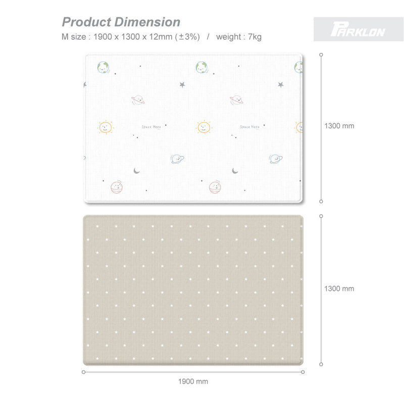 [1 Yr Local Warranty] Parklon Pure Smile Planet (M12) Size: 1900 x 1300 x 12mm