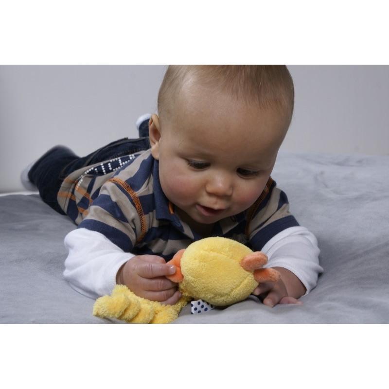 Snoozebaby Pacifier Holder - Flo the Cuddling Duckling